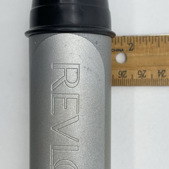 Revlon Model RV 078 Large Barrel Curling Iron Styling Wand 1 1/2" Silver Black - Picture 8 of 12
